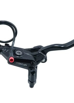 NFOX B015 4-piston Disc Hydraulic Brake E-bike Folding Mountain Bike Bicycle Power Off Black Red 160 180 203 roto Split Tube New