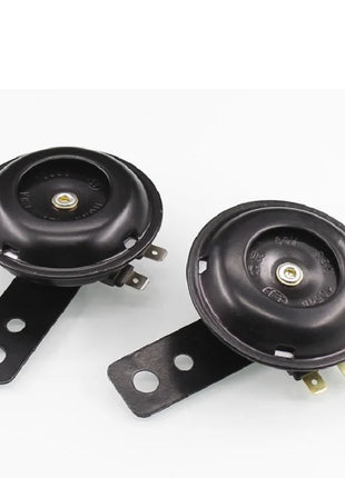 General Motorcycle Electric Horn Kit Waterproof Round Speaker Loud Electric Horn Suitable for Bicycle Scooter 12V 48V 60V 105dB