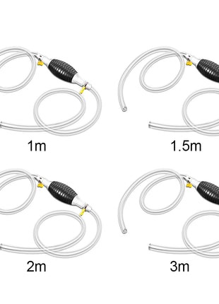 Fuel Diesel Gasoline Pump with Hose Hand Straw Pump Multifunction Liquid Sucker Suction Pump Fit for Fuel Petrol Diesel Gasoline