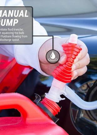Truck Car Hand Fuel Pump Oil Gasoline Diesel Transfer Sucker Manual Fuel Pump Petrol Liquid Syphon Suction Fuel Transfer Pump