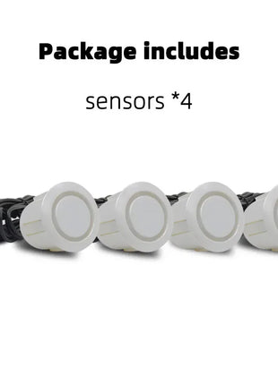 4PCS 22mm Ultrasonic Parking Sensors Reverse Backup Radar System Choose From Red, Black, White, Silver, Gray, Gold, and More!