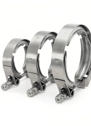 304 Stainless Steel 1.5~6 Inch 51 63 76 mm Quick Release V Band Clamp Only For Flange Turbo Exhaust Pipe Vband Clamp V Clamp