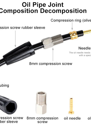 Mountain Bike oil needle Brake olive head For SHIMANO DEORE BH90 BH59 SRAM MAGURA oil brake hose Connecting Insert