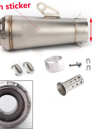 Universal Motorcycle Exhaust Muffler DB Killer GP Motocross Escape For Yamaha R1 R3 R6 CBR1000RR MT07 09 Z1000