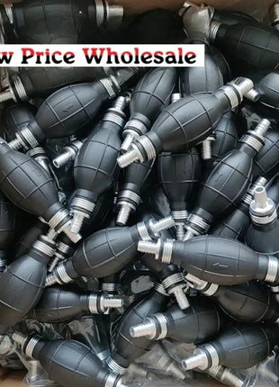 6mm/8mm/10mm/12mm Hand Fuel Pump Line Rubber Aluminum Hand Primer Bulb Diesel Oil Transfer Petrol for Car Boat Marine Outboard