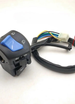 7/8inch Universal Motorcycle Handle Bar Switches With Choke Horn Turn Signal Headlight Electric Start Handlebar Control Switch