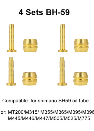 Mountain Bike oil needle Brake olive head For SHIMANO DEORE BH90 BH59 SRAM MAGURA oil brake hose Connecting Insert