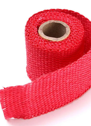 Motorcycle Car Exhaust Pipe Wrap Tape Heat Wrap Blue Black 1.5 Meters Car Exhaust Pipe Wrap Insulation Fiber Tape Auto Accessory