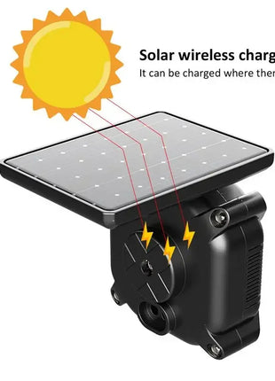 Motorcycle TPMS Solar Power Tire Pressure Monitor Real Time Tire Pressure Monitoring System Temperature Sensor Alarm System