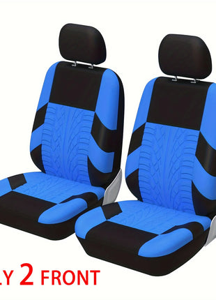 Car Seat Covers Full Set Front Split Rear Bench For Car Universal Cloth SUV Sedan Van Automotive Interior Covers