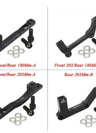 MTB Bike Disc Brake Rotors Front Rear 180mm 203mm IS/PM Caliper Adapter Aluminium Alloy Post Mount Bicycle Accessorie Adaptor