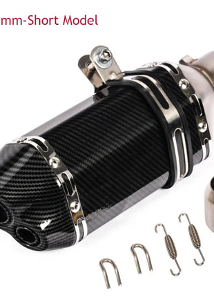 Kpr150 Horizon 350r3r25 Gsx Ninja250z400 Huanglong 300 Modified Small Hexagonal Exhaust Pipe Model Universal Modification Parts