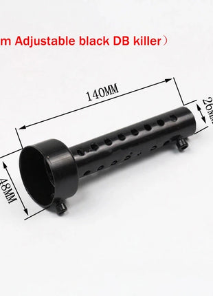 Universal Motorcycle 35mm 42mm 45mm 48mm 60mm DB Killer Exhaust Can Muffler Insert Baffle DB Killer Silencer Stainless Steel