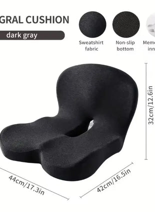 Memory Foam Cushion Interior Accessories Pillow Car Seat Waist Pillow Lumbar Support Office Pillow Chair Cushion