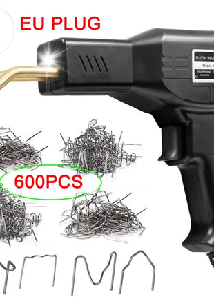Plastic Welder Gun Welding Machine with Soldering Iron for PVC/Plastic Staple Repair, Car Bumper Repair Tools