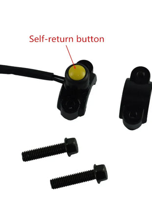 Universal 7/8 inch Motorcycle Switch Handlebar Mount Electric Power Start Kill Horn Fog Light With Wire Harness Button