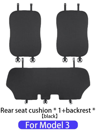 For Tesla Model Y/3 2018-2026 / Y juniper Ice silk seat cover cushion Ventilation Breathability Comfortable car seat accessories