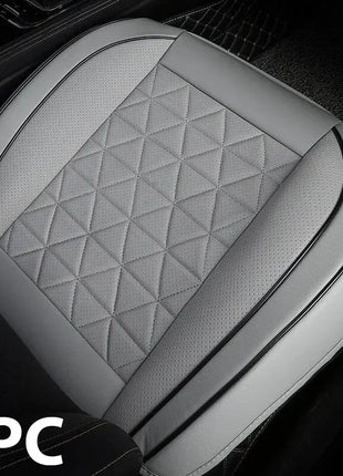 New Front Car Seat Cover PU Leather Cars Seat Cushion Automobiles Seat Protector Universal Car Chair Pad Mat Auto Accessories