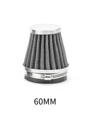 1pc Universal 35-60mm Motorcycle Tapered Air Filter Cleaner Dirt Pit High Air Flow Filter Conical Air Filter Dirt Cleaner