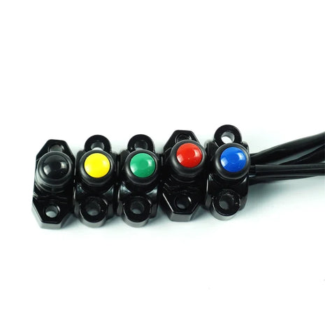 Universal 7/8 inch Motorcycle Switch Handlebar Mount Electric Power Start Kill Horn Fog Light With Wire Harness Button
