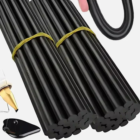 10-30PCS Hot Melt Glue Stick Black 7mm High Adhesive for Paintless Dent Repair Car Hail Removal DIY Plastic Fixing