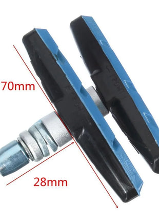 Bike Brake Blocks Rubber Cycling Part Tools MTB Mountain Road Bicycle Lightweight V-brake Shoes Pads Bicycle Accessories