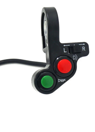 Modified Motorcycle Handlebar Switch Electric Bike Scooter Horn Turn Signals On/Off Button Light Switch Motorcycle 7/8 Hand Bar