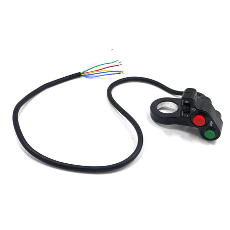 Modified Motorcycle Handlebar Switch Electric Bike Scooter Horn Turn Signals On/Off Button Light Switch Motorcycle 7/8 Hand Bar