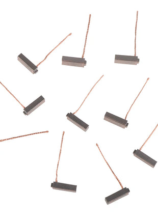 10Pcs Electric Generator Carbon Brushes Alternator Power Tool Generic Car Regulator Low Copper (5*7*19mm)