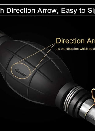 Handy Manual Gas Oil Pump Car Fuel Pump Hand Straw Pump Durable For Liquid Gasoline Tuning Fuel Gasoline Diesel Pump