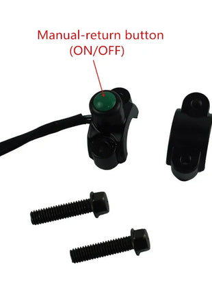 Universal 7/8 inch Motorcycle Switch Handlebar Mount Electric Power Start Kill Horn Fog Light With Wire Harness Button