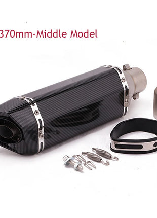 Kpr150 Horizon 350r3r25 Gsx Ninja250z400 Huanglong 300 Modified Small Hexagonal Exhaust Pipe Model Universal Modification Parts
