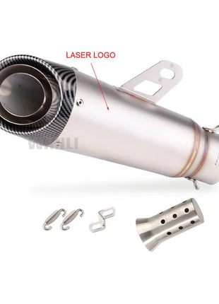 51mm 60mm Universal Motorcycle sc Exhaust proyect Escape with DB Killer For Honda YZF R6 R3 R25 MT07 MT09 Z400 Z900 Z650 MT03