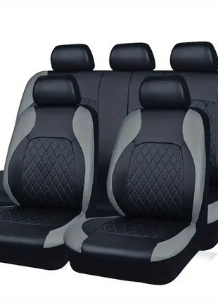 Universal Car Seat Covers Black Fashions Sports Seat Covers PVC Fabric Car Seat Cover Universal Interior Accessories Amagi