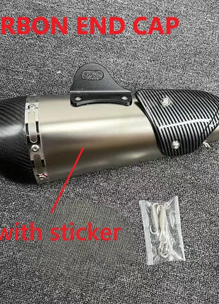 51mm Universal motorcycle exhaust alpha muffler with DB killer for R3 MT07 FZ1 R6 R15 ZX6R ZX10 Z900 Z400 1000 CBR1000 GSXR1000