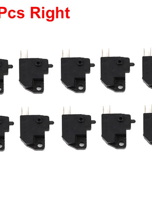 10 Pcs Universal Motorcycle Left/Right Front Brake Stop Switch For Electric Scooter ATV Buggy Disc Brake Handlebar Control Parts