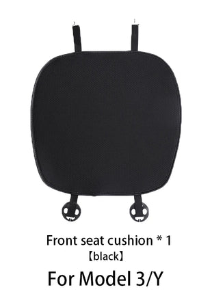 For Tesla Model Y/3 2018-2026 / Y juniper Ice silk seat cover cushion Ventilation Breathability Comfortable car seat accessories