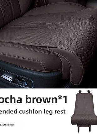 New Car Seat Leg Support Extension Suede Universal Auto Seat Extender Leg Cushion For Driver Memory Foam Seat Padding Mat Cover