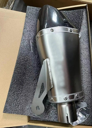 51mm 60mm 65mm Slip-on Motorcycle Exhaust Muffler Escape Moto Removable DB Killer Laser for BMW S1000RR 2010-2014 S100