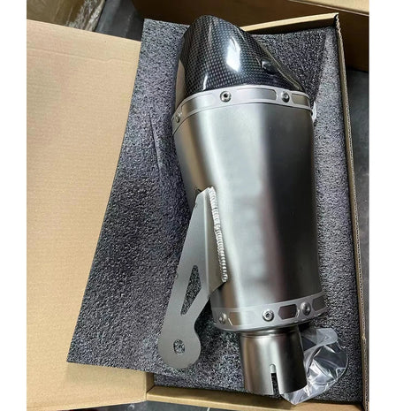 51mm 60mm 65mm Slip-on Motorcycle Exhaust Muffler Escape Moto Removable DB Killer Laser for BMW S1000RR 2010-2014 S100