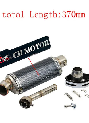 Universal 51mm Motorcycle Exhaust Muffler Escape Moto with DB Killer For Yamaha PCX125 FZ1N Z900 CBR500R R6 R25 R3 R1