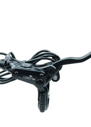 NFOX B015 4-piston Disc Hydraulic Brake E-bike Folding Mountain Bike Bicycle Power Off Black Red 160 180 203 roto Split Tube New
