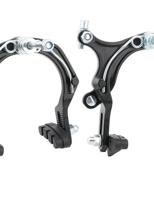 Meroca 73-95mm Bike C Brake Caliper Set Bicycle Rear Front Long Arm Brakes Kit Aluminum Alloy Side Pull Brake for Cruiser Kids