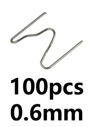 100-600Pcs Auto Plastic Repair Welding Nails Car Bumper Repair Welded Stud Precut Wave Nails Machine Welding Hot Stapler
