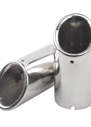 Exhaust Tips For Sagitar Lavida Bora Golf Tiguan Scirocco 1.4T BMW F30 E90 TailPipe Stainless Steel Exhaust Muffler Tip Nozzle