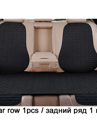 Car Flax Seat Cushion Protector Pad Car Seat Cover Front/Rear Seat Cover Automobile Cushion Pad Mat Backrest Auto Accessori