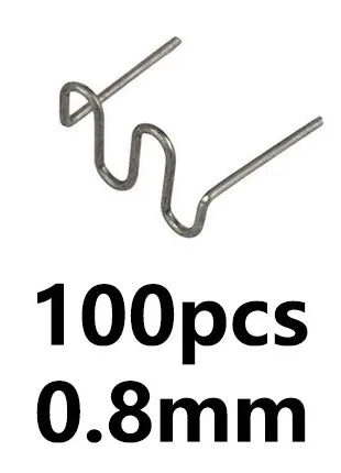 100-600Pcs Auto Plastic Repair Welding Nails Car Bumper Repair Welded Stud Precut Wave Nails Machine Welding Hot Stapler
