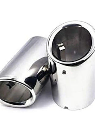 For VW Volkswagen GOLF MK6 MK7 2009-2016 / POLO 2012-2014 Muffler Tip Stainless Steel Exhaust Tip Nozzle