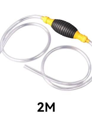Heavy Duty Manual Fuel Transfer Pump for Gasoline/Diesel/Oil, Auto/ATV/Marine Siphon Tool with Anti-Leak Design
