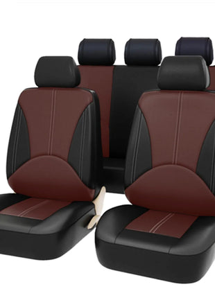 Universal 5-Seats Car Seat Cover Elastic Breathable leather Comfort Fit for most Cars
